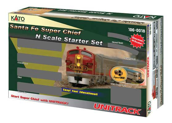 Santa Fe Super Chief Starter Set -- Santa Fe (silver)
