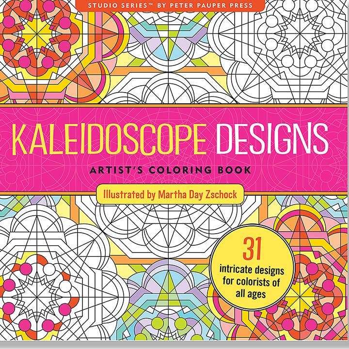 Kaleidoscope Designs Artist's Coloring Book