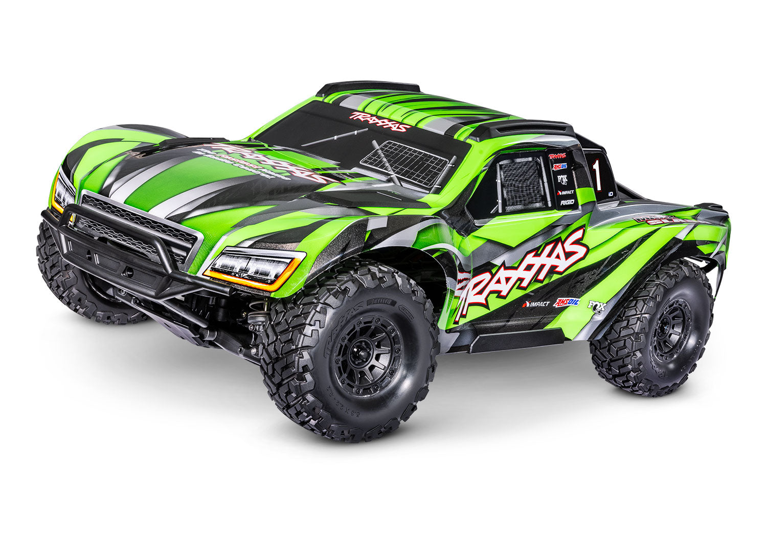 102076-4-GRN Maxx Slash 6s Short Course Truck GREEN 1/8