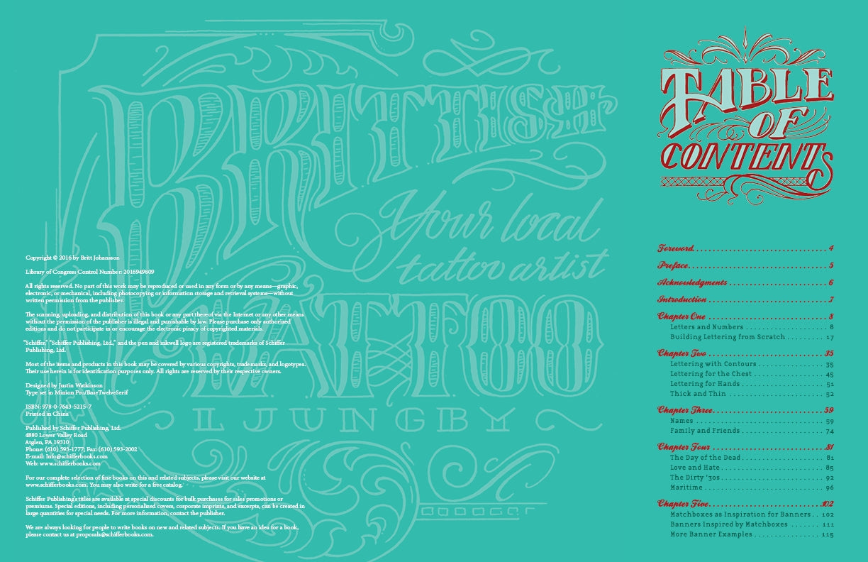 Tattoo Lettering & Bannersclassic and Modern Script Designs