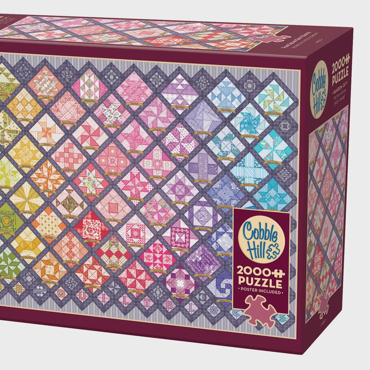49010 Four Square Quilt Blocks 2000pc Puzzle