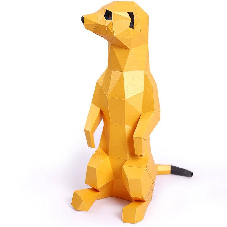 MEETGO Meerkats 3D Paperart Origami Model
