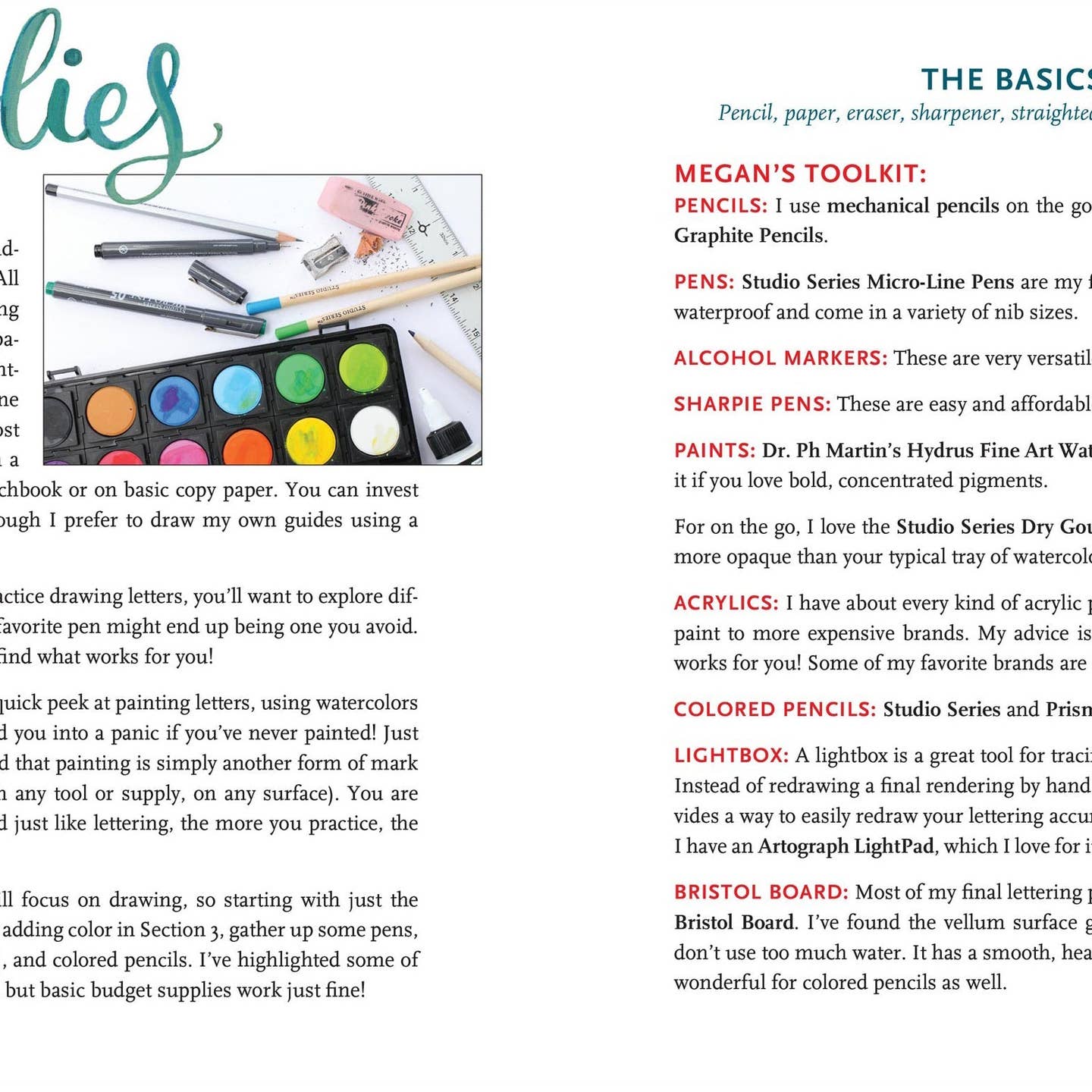 Hand-Lettering: An Interactive Guide