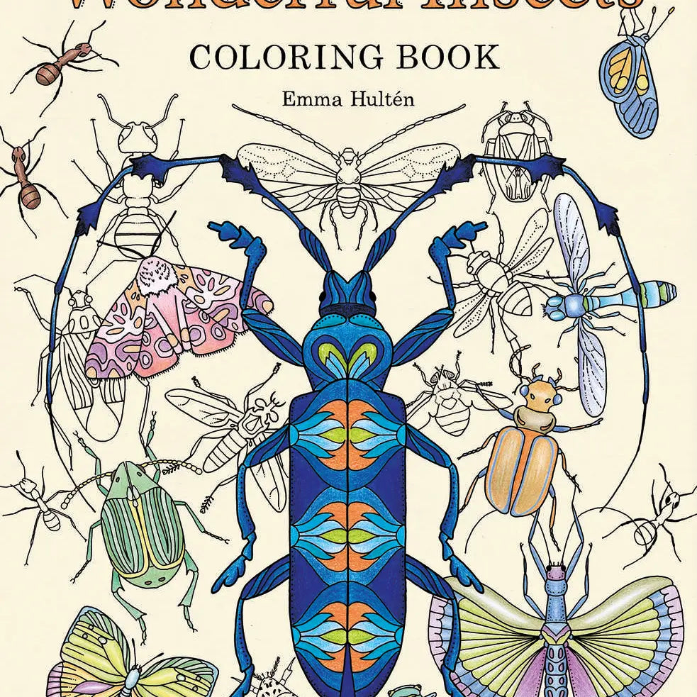 Wonderful Insects Coloring Book