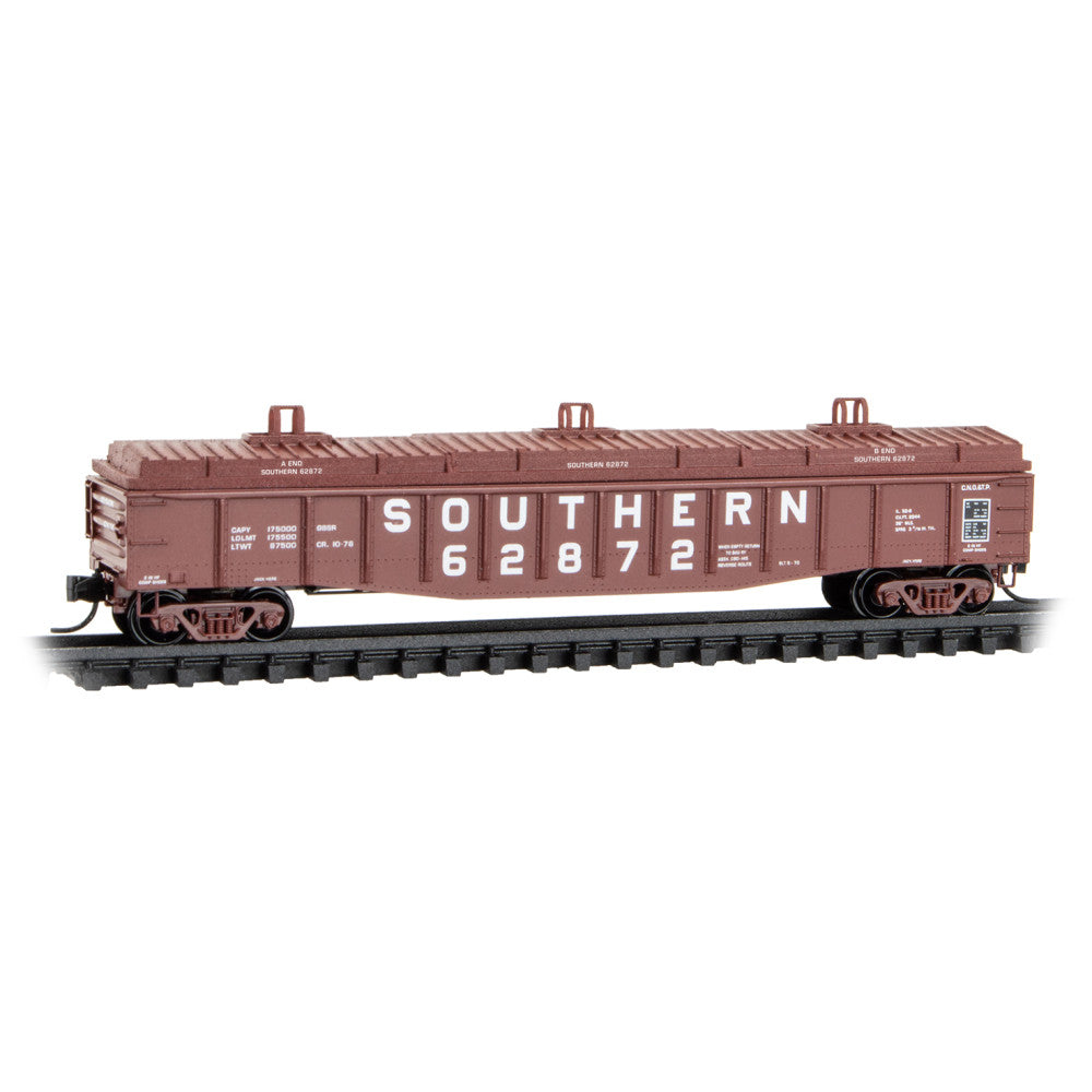 10500036 N Southern 50' Steel Side, 14 Panel, Fixed End Gondola, Fishbelly Sides