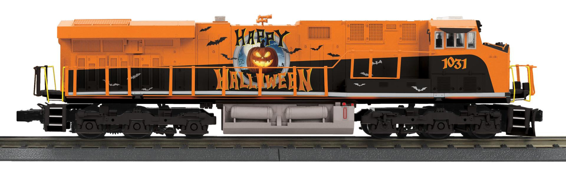 30-21305-1 O Gauge RailKing Halloween ES44AC Imperial Diesel Engine With Proto-Sound 3.0