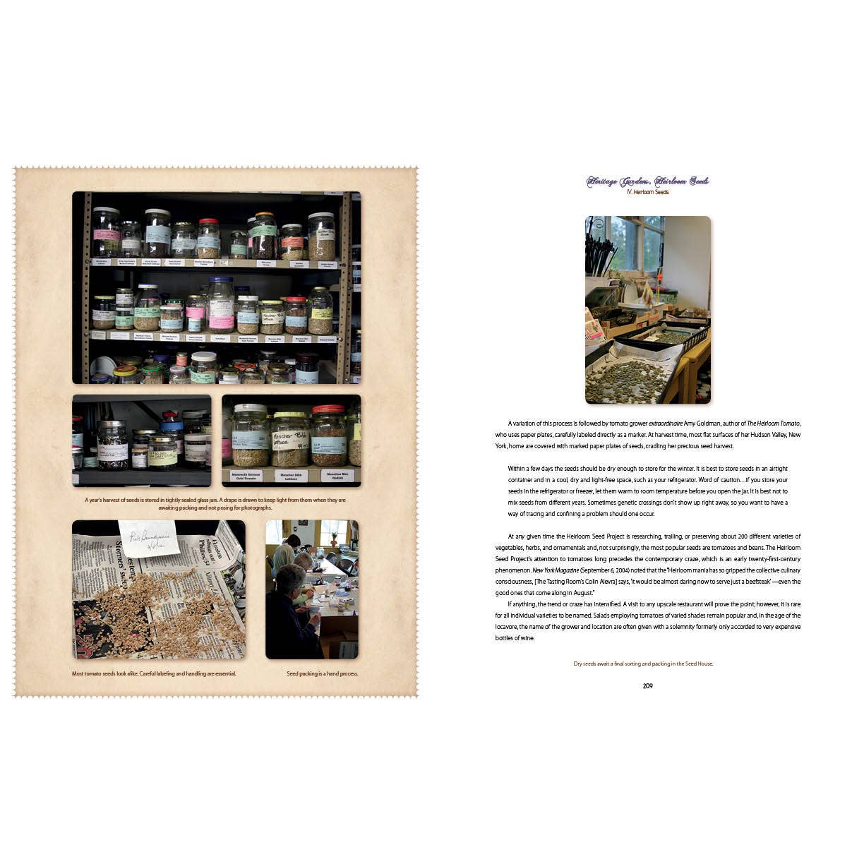 Heritage Gardens, Heirloom Seeds