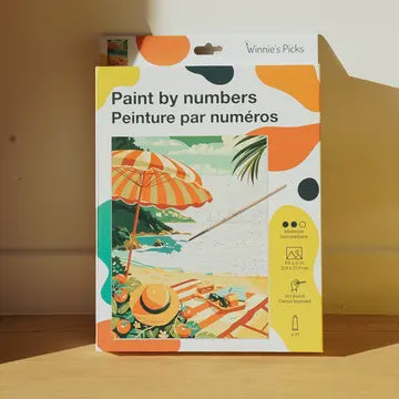 Paint By Numbers For Adults – Picnic On the Beach | Coastal