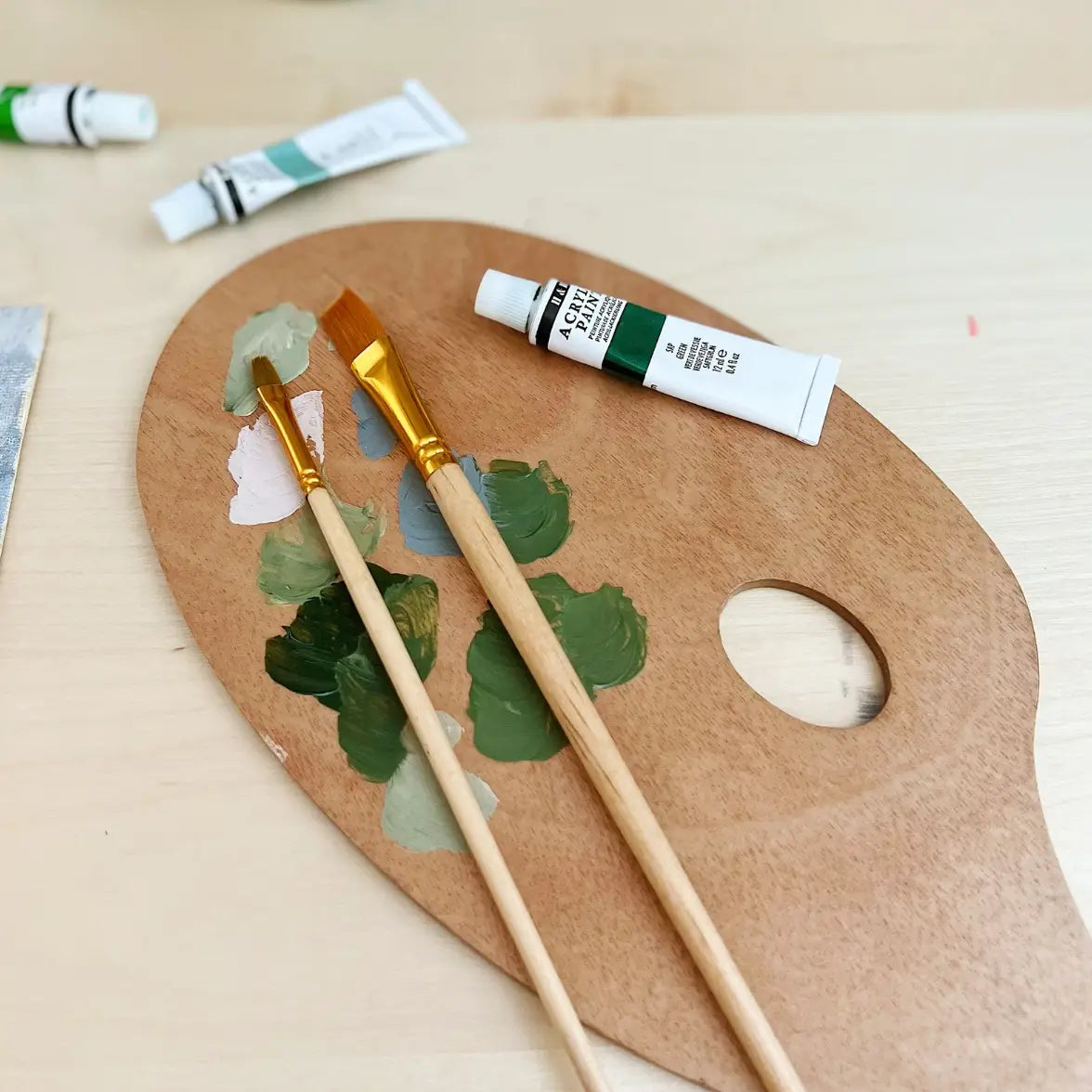 Abstract Roses Painting Kit, Impressionist Painting Kit