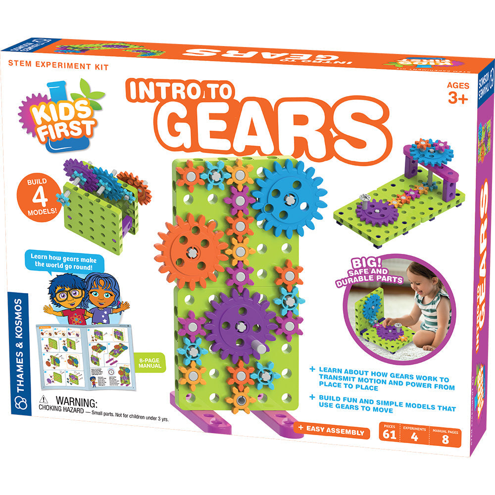 THK-567018 Kids First Intro to Gears STEM Experiment Kit