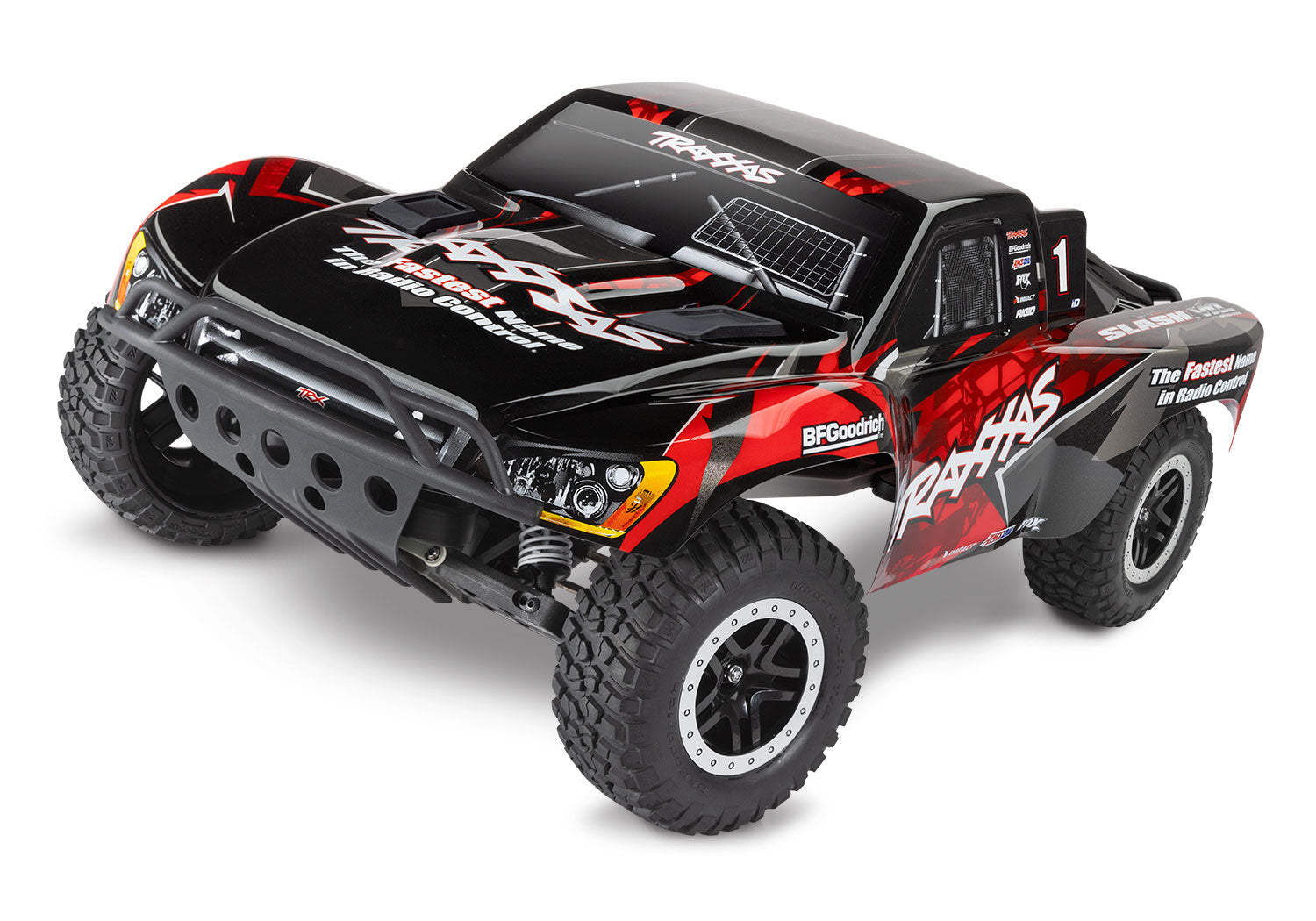 58276-74 Red Slash® VXL: 1/10 Scale 2WD Brushless Short Course Racing Truck with TQi™