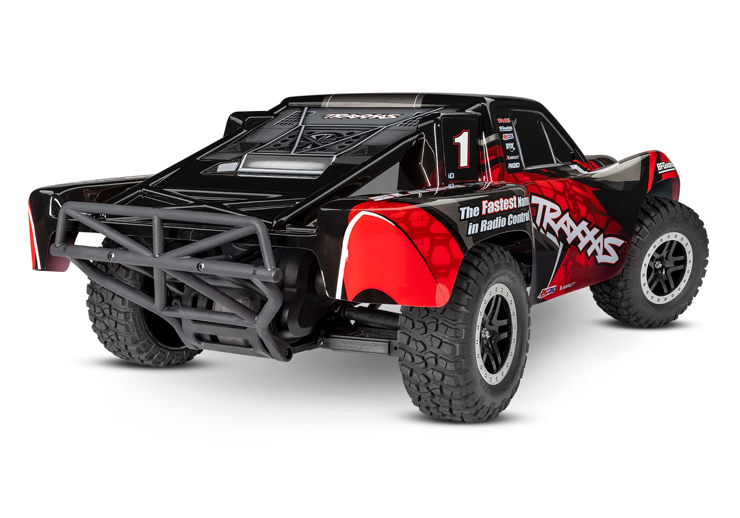 58276-74 Red Slash® VXL: 1/10 Scale 2WD Brushless Short Course Racing Truck with TQi™