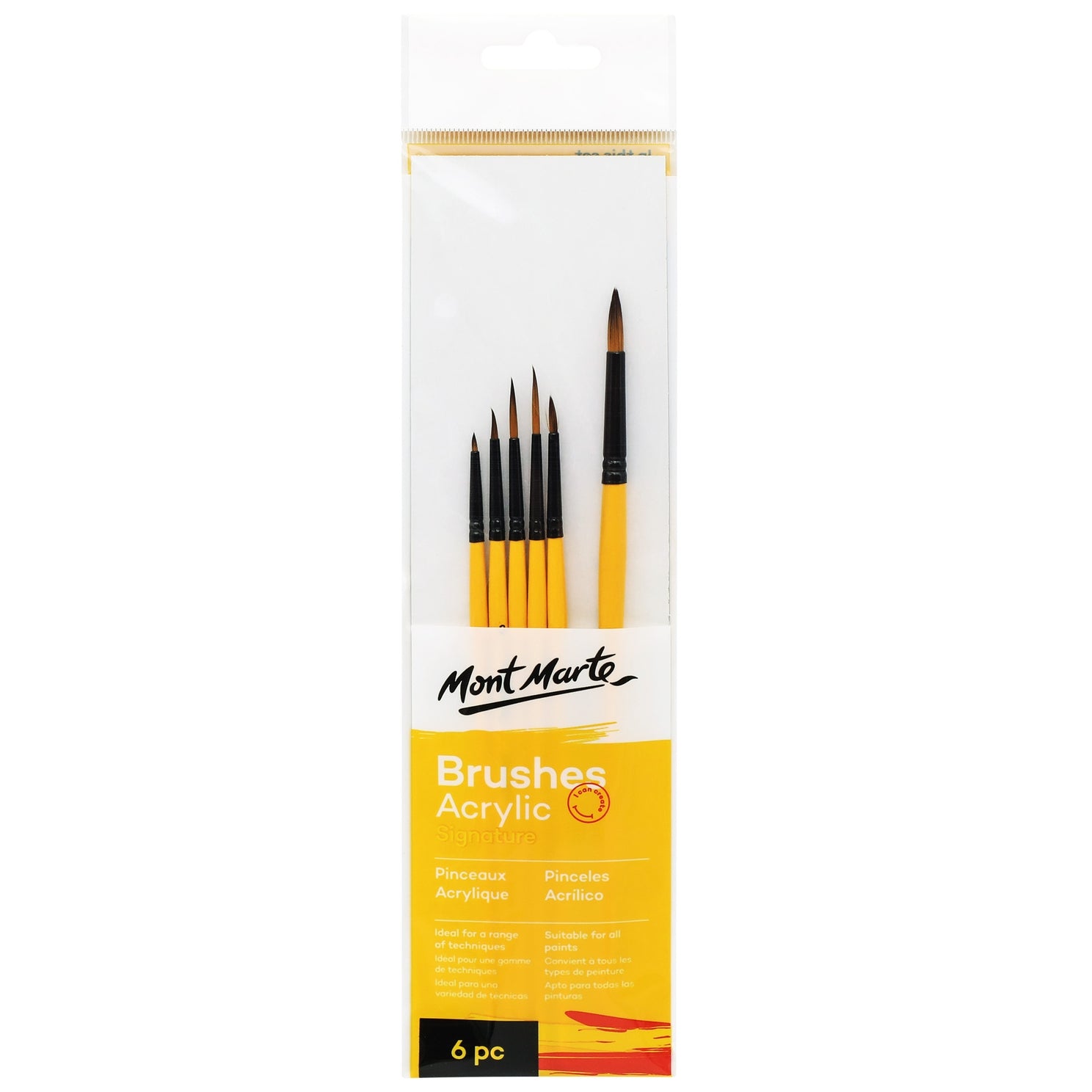 BMHS0008 Acrylic Brushes Signature 6pc