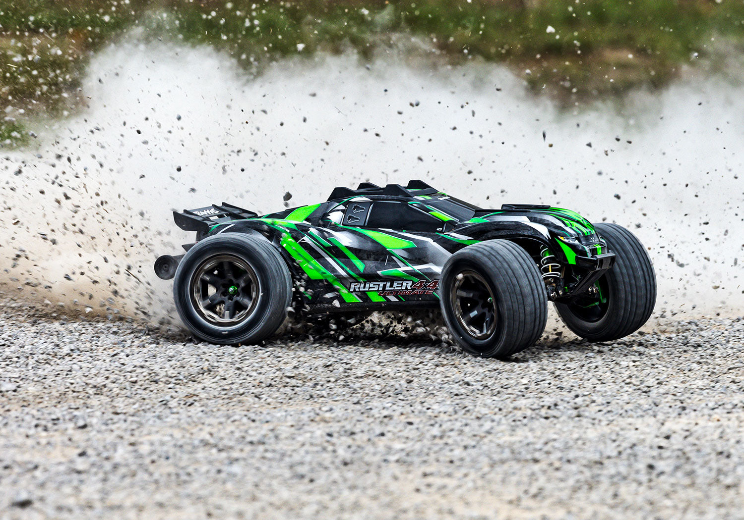 67097-4-GREEN RUSTLER 4X4 VXL ULTIMATE 1/10
