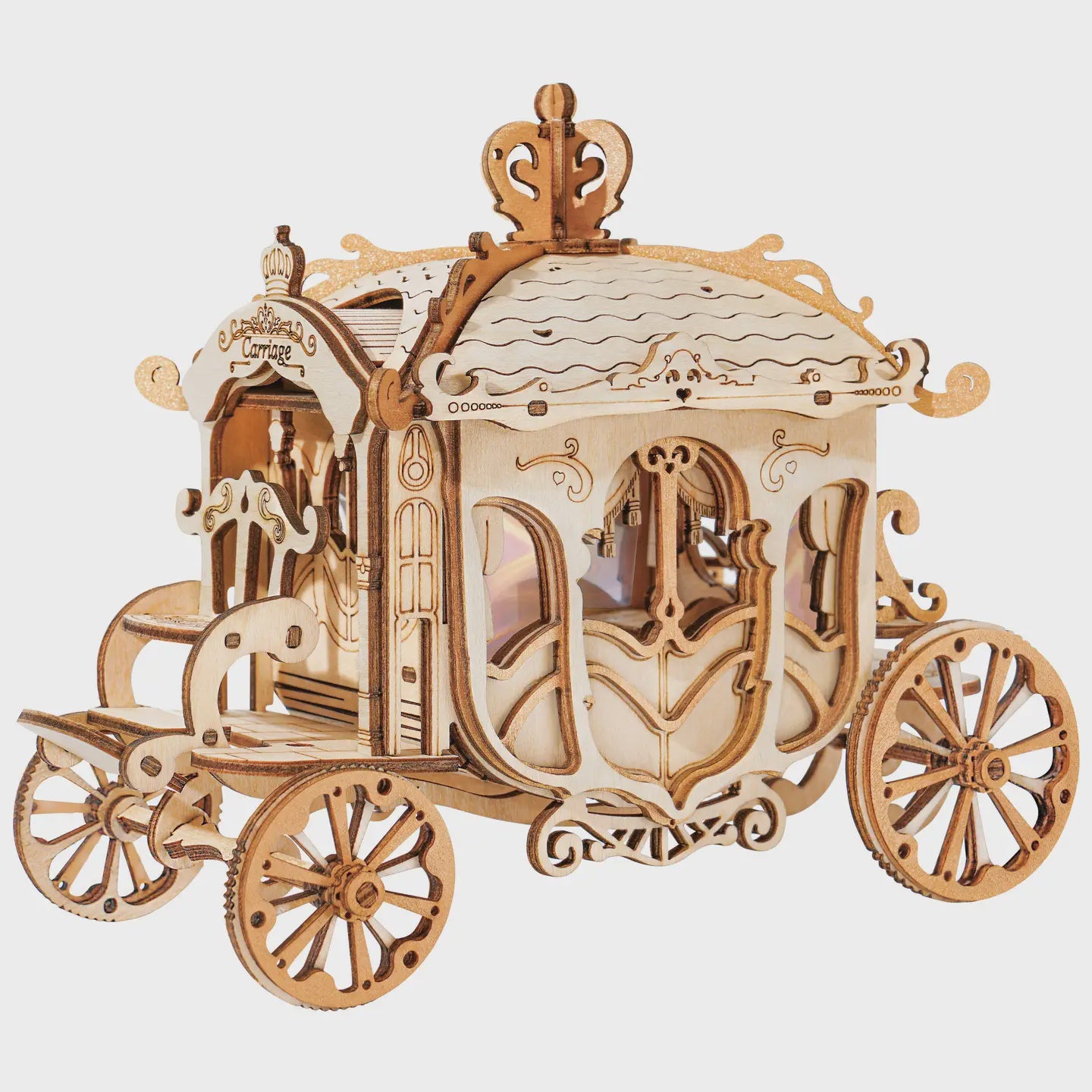 TG506 Rolife 3D Wooden Puzzle Diy Carriage Model