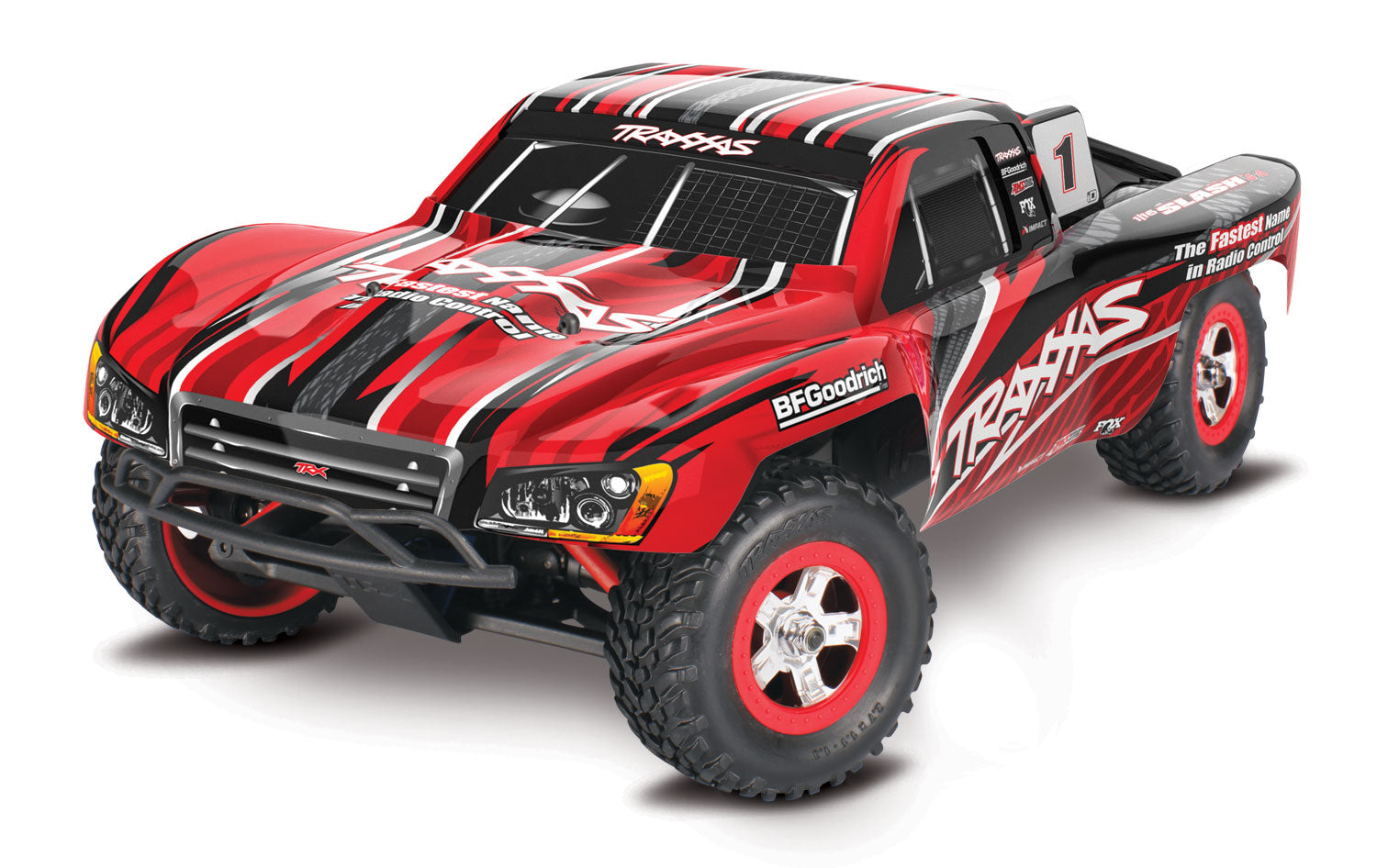 70054-8 Red Slash®: 1/16-Scale Pro 4X4 Short Course Racing Truck with TQ™ 2.4GHz Radio