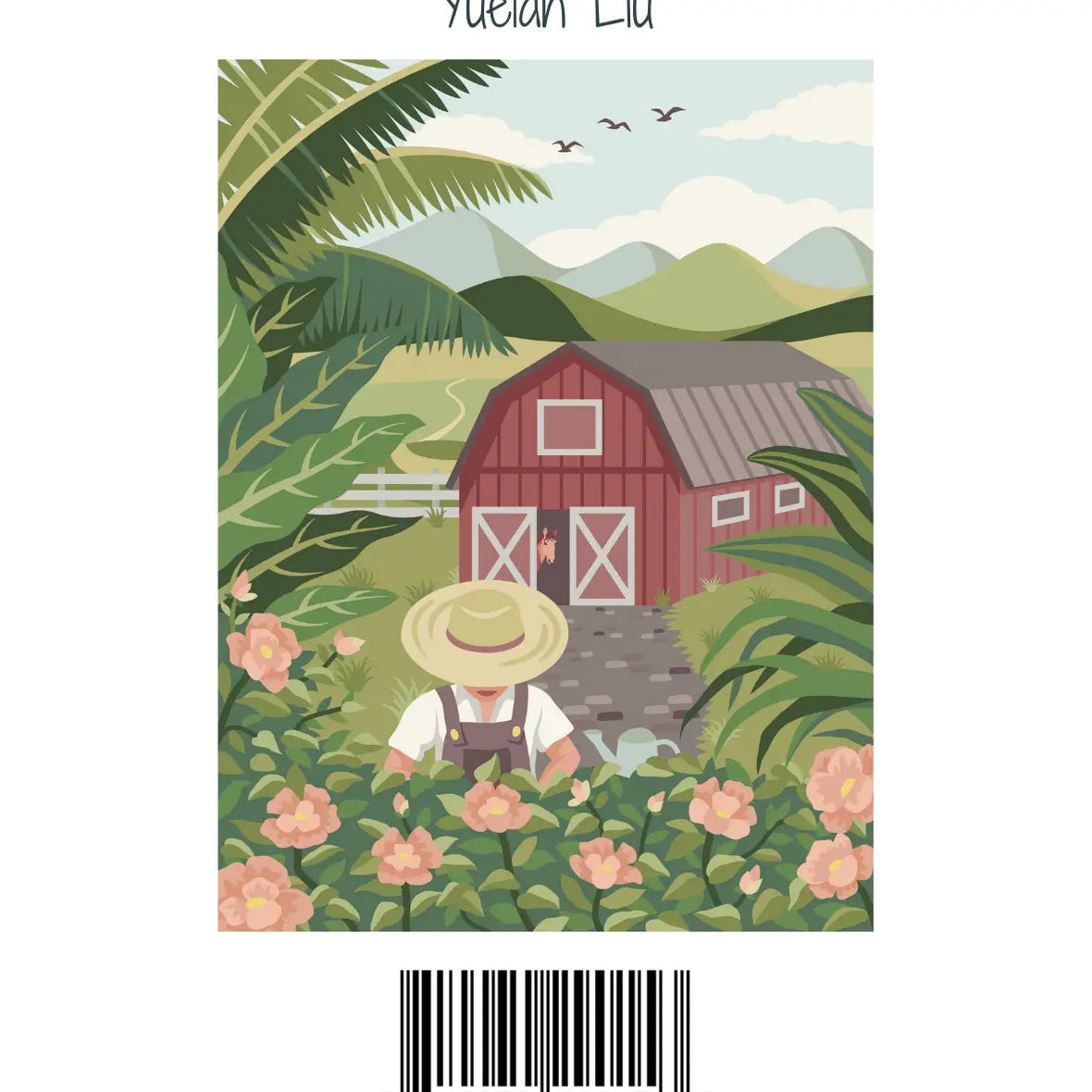 Gardening Afternoon - Summer Decor Paint By Numbers Kit 16x12in