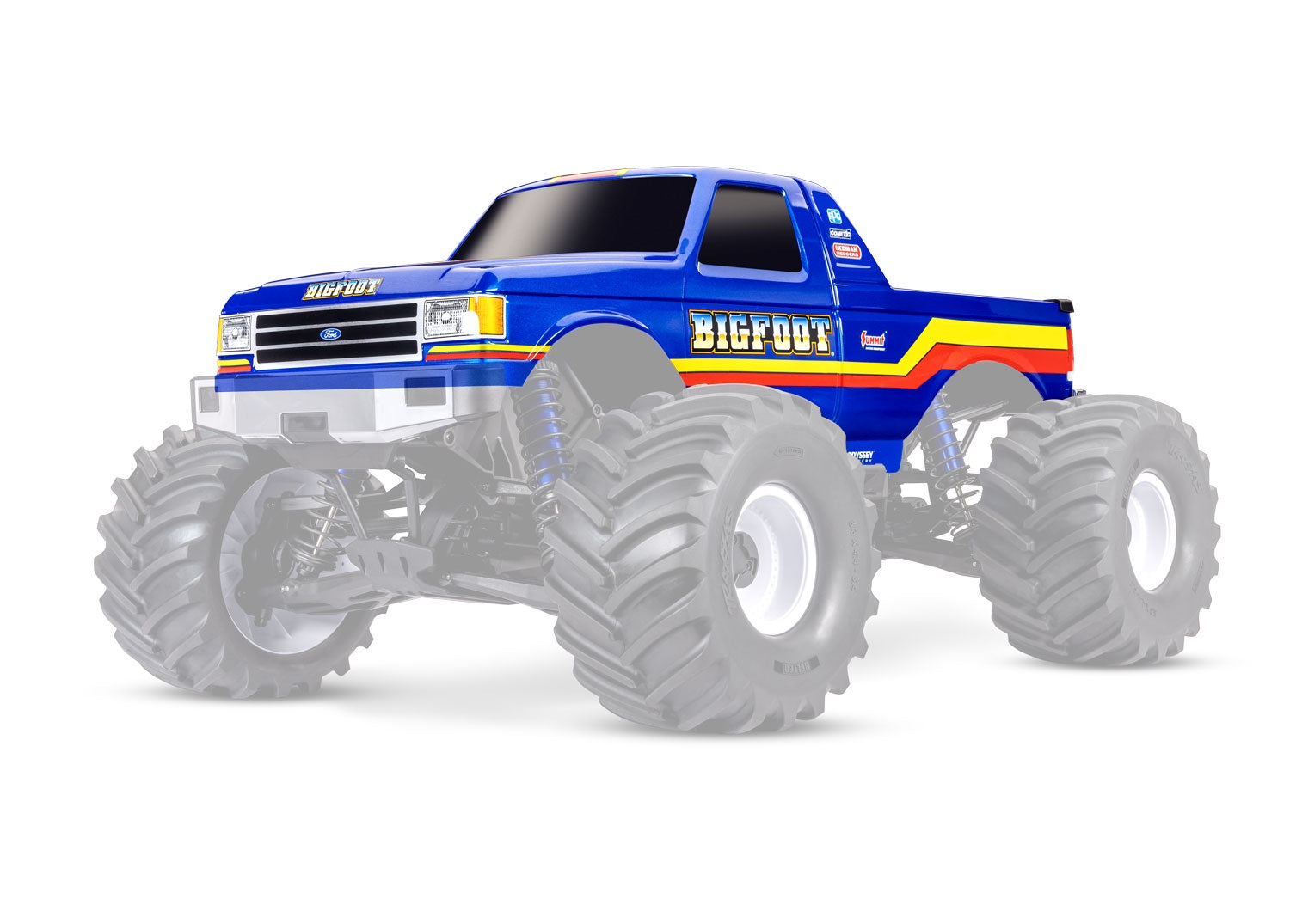 7691-BLUE X-Monster Bigfoot No. 8 Body
