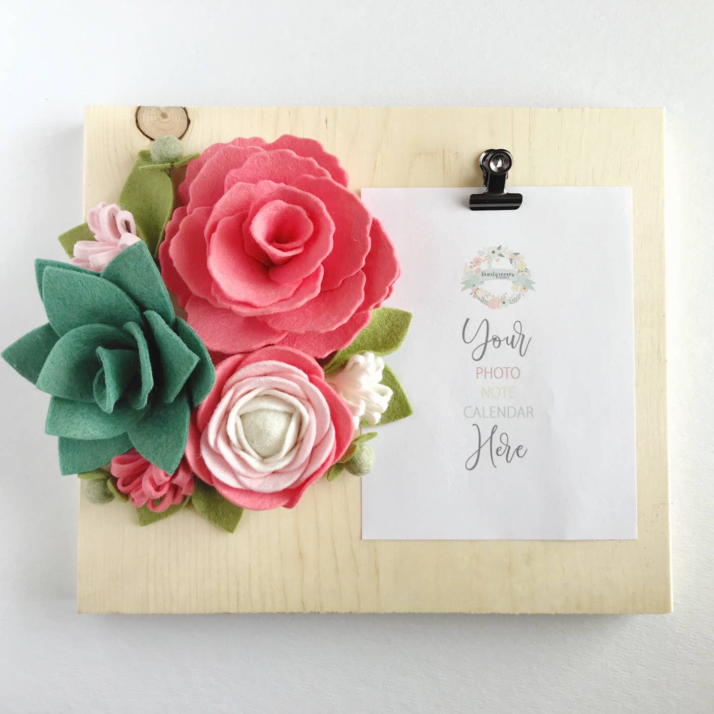 Felt Flower Craft Kit | Coral Sage Floral Trio
