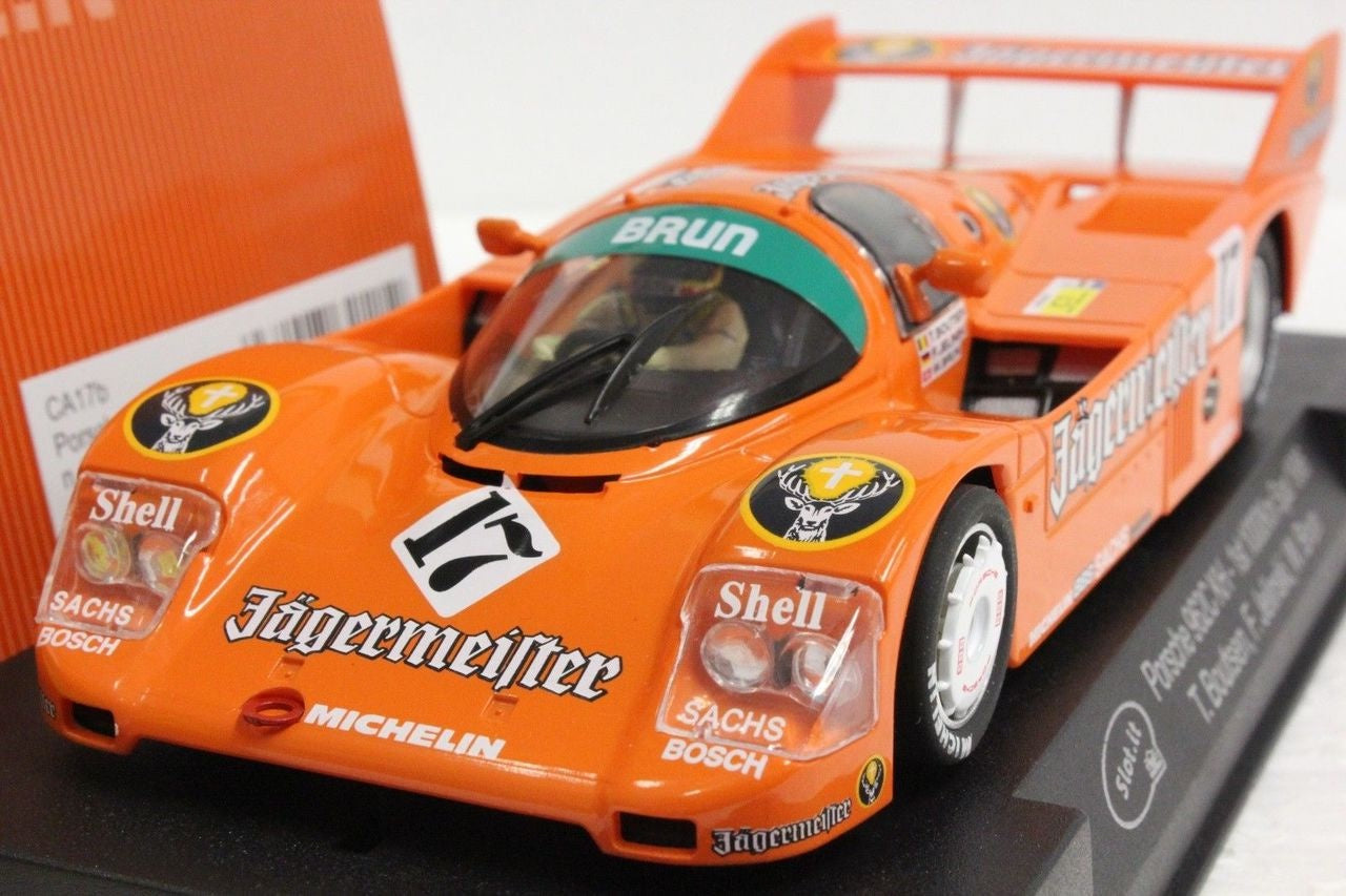 SICA17B Slot.it Jagermeister Porsche 962C KH Spa 1000KM 1986, #17