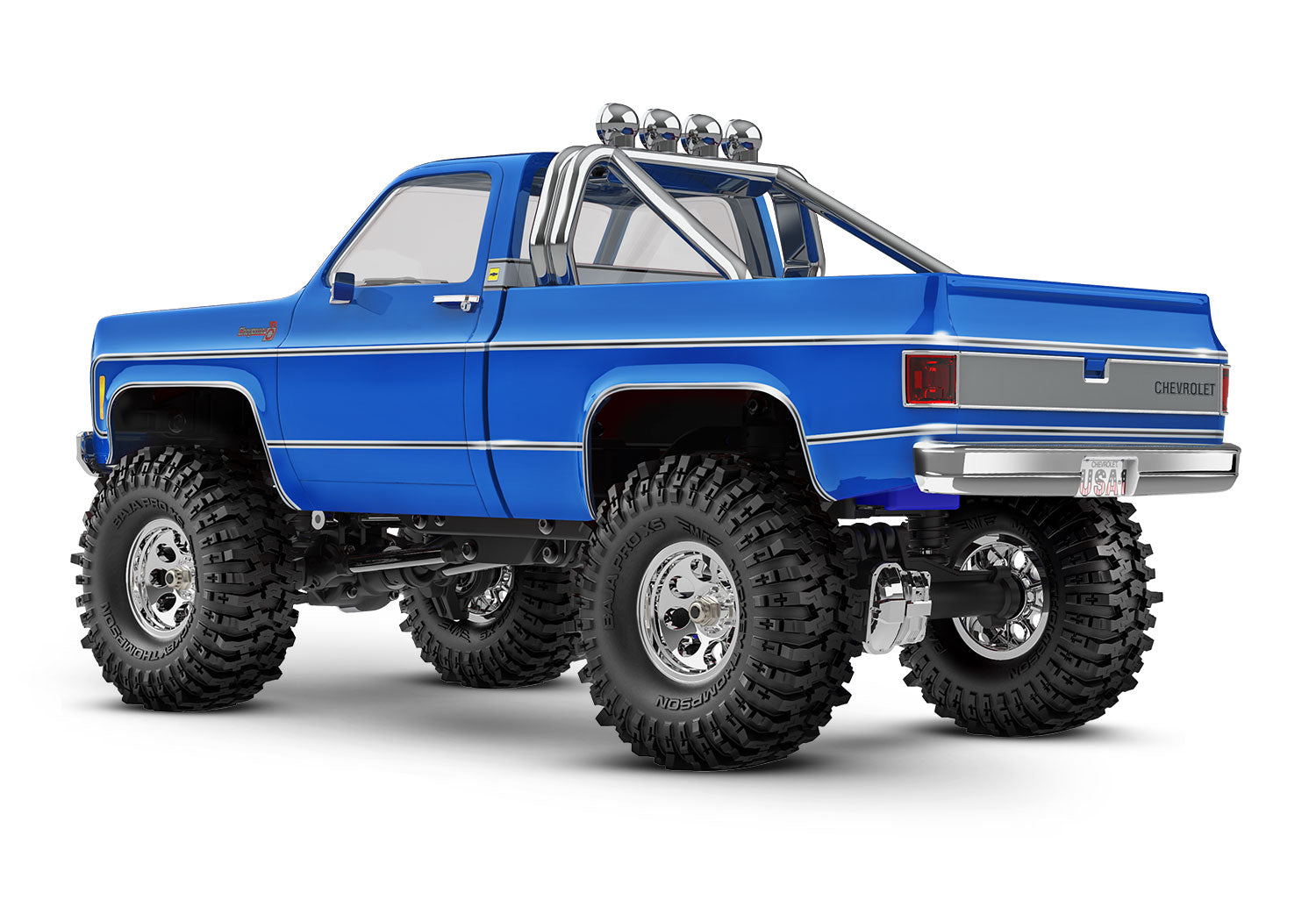 97064-1-BLUE TRX-4M Chevrolet K10 High Trail Edition BLUE