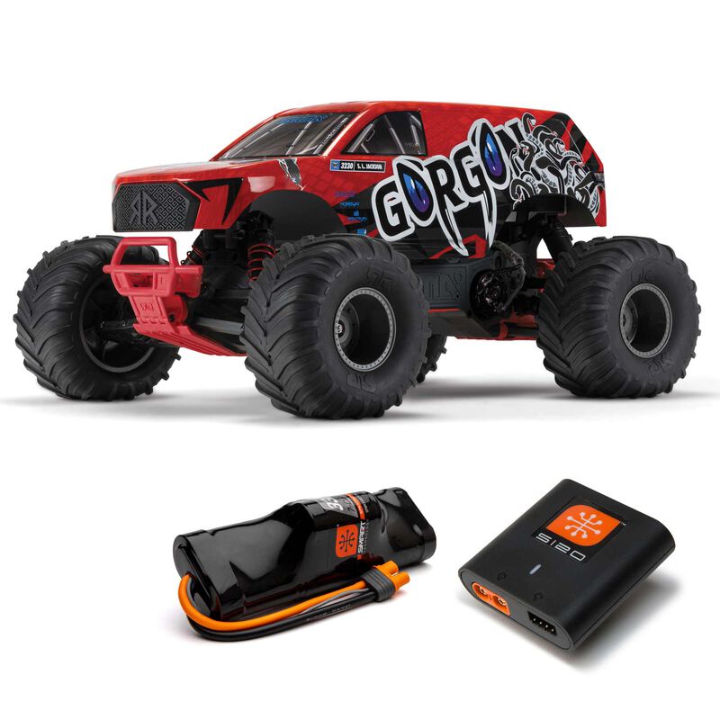 ARA3230ST2 GORGON 2wd MT 1/10 RTR Smart 3300 7C S120 USB Red