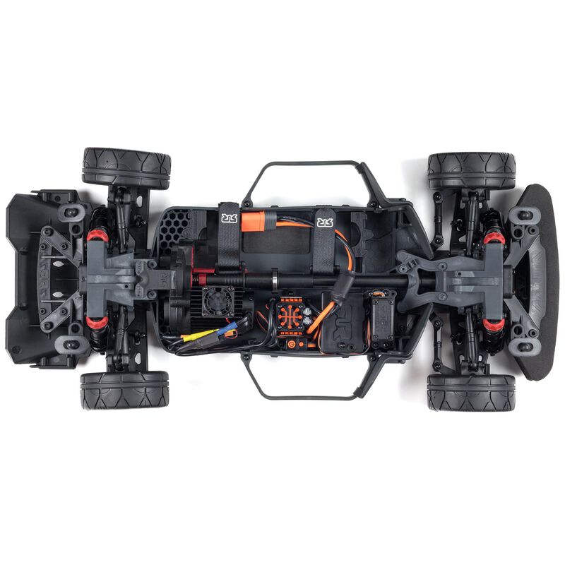 ARRMA 1/8 INFRACTION 4X4 3S BLX 4WD All-Road Street Bash Resto-Mod Truck RTR Blk/Teal - ARA4315V3T2