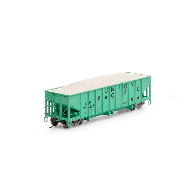 ATH7648 HO 40' Ribbed 3-Bay Ballast Hopper, UP #901450