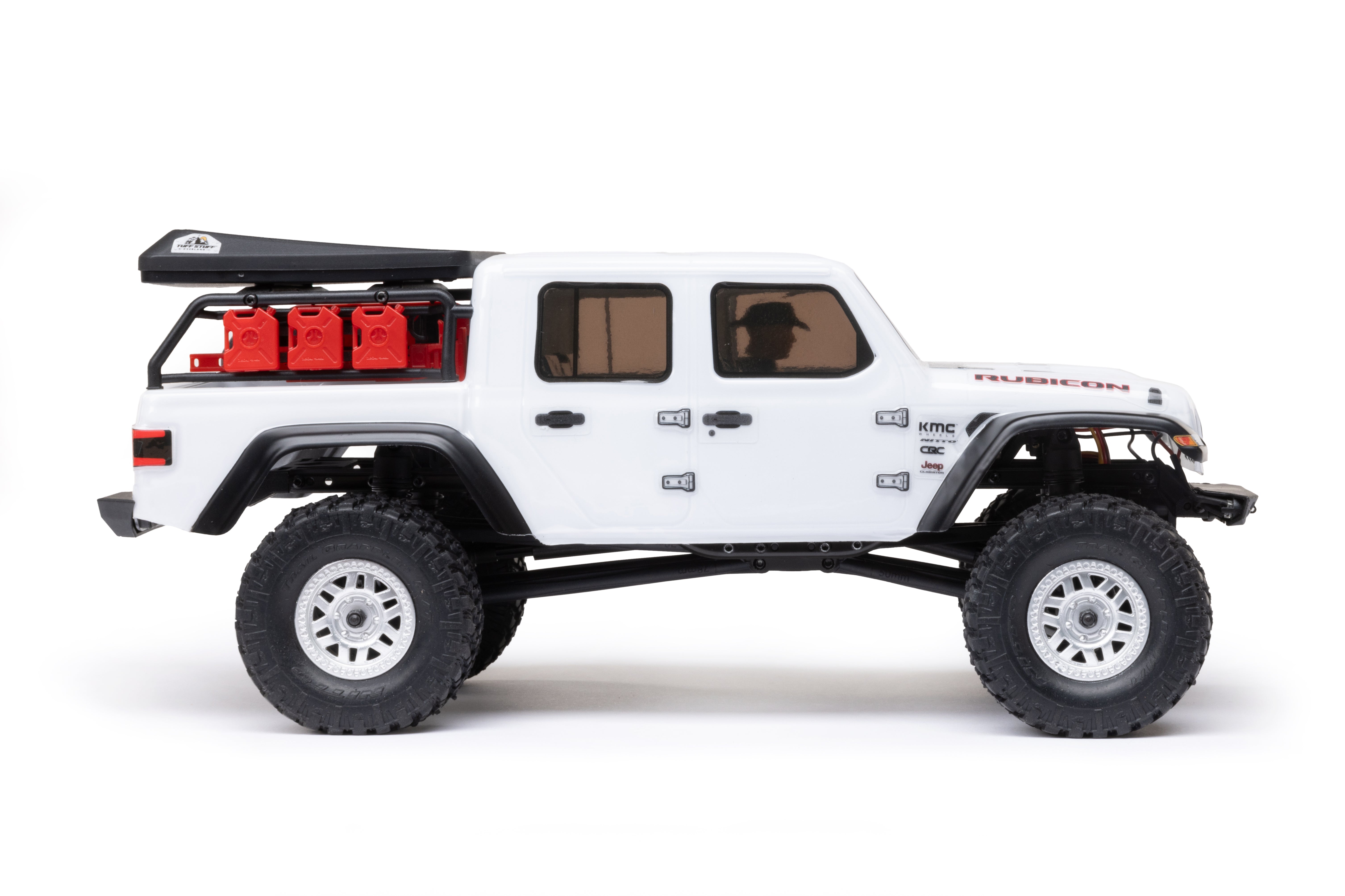 AXI00005V2T4 SCX24 Jeep Gladiator 4WD Rock Crawler RTR, White