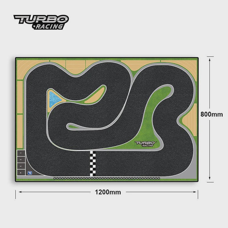 HP170.0047 1:76 Racing Car track mat - Fast Layout