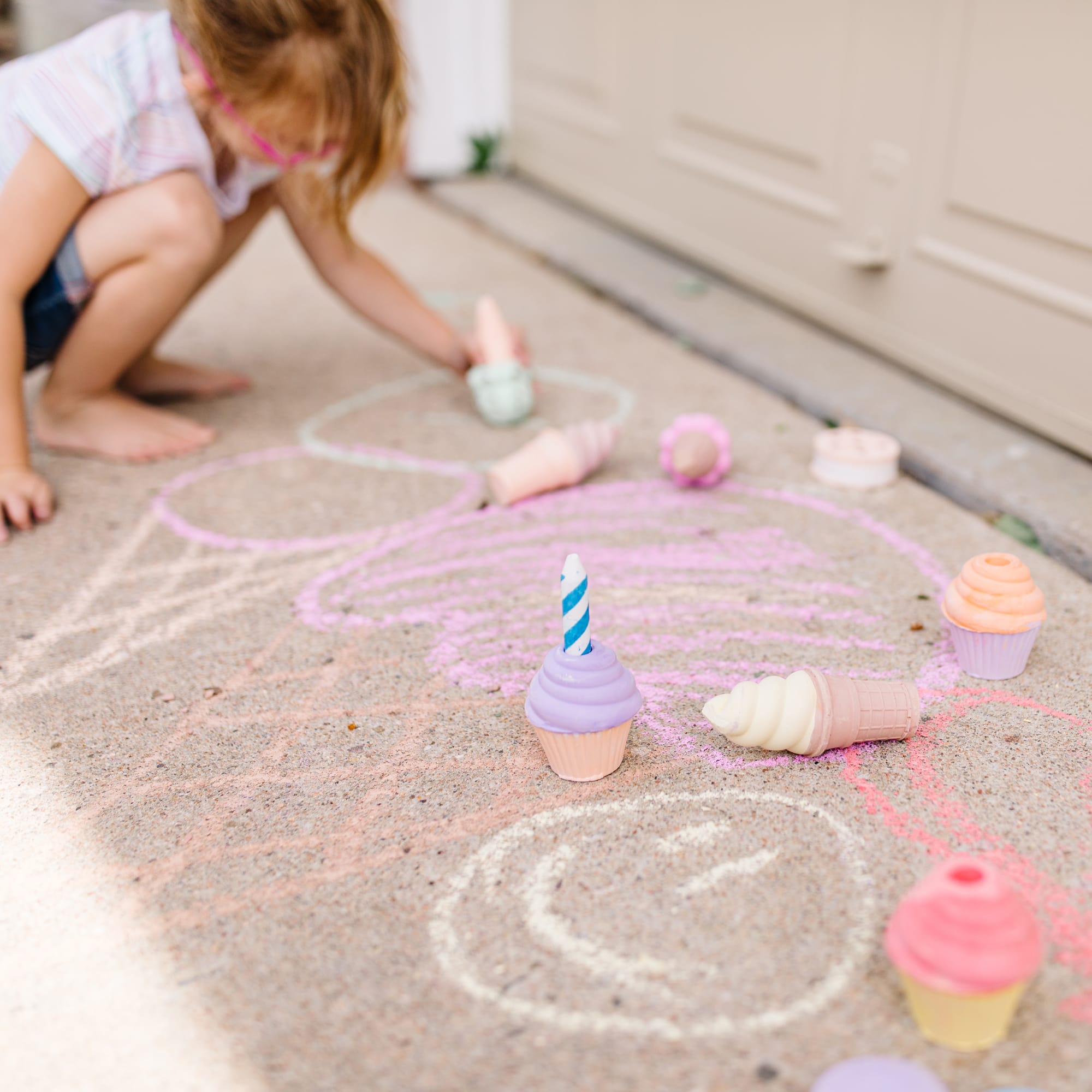 Melissa & Doug Ice Cream & Cake Chalk Set - 30627
