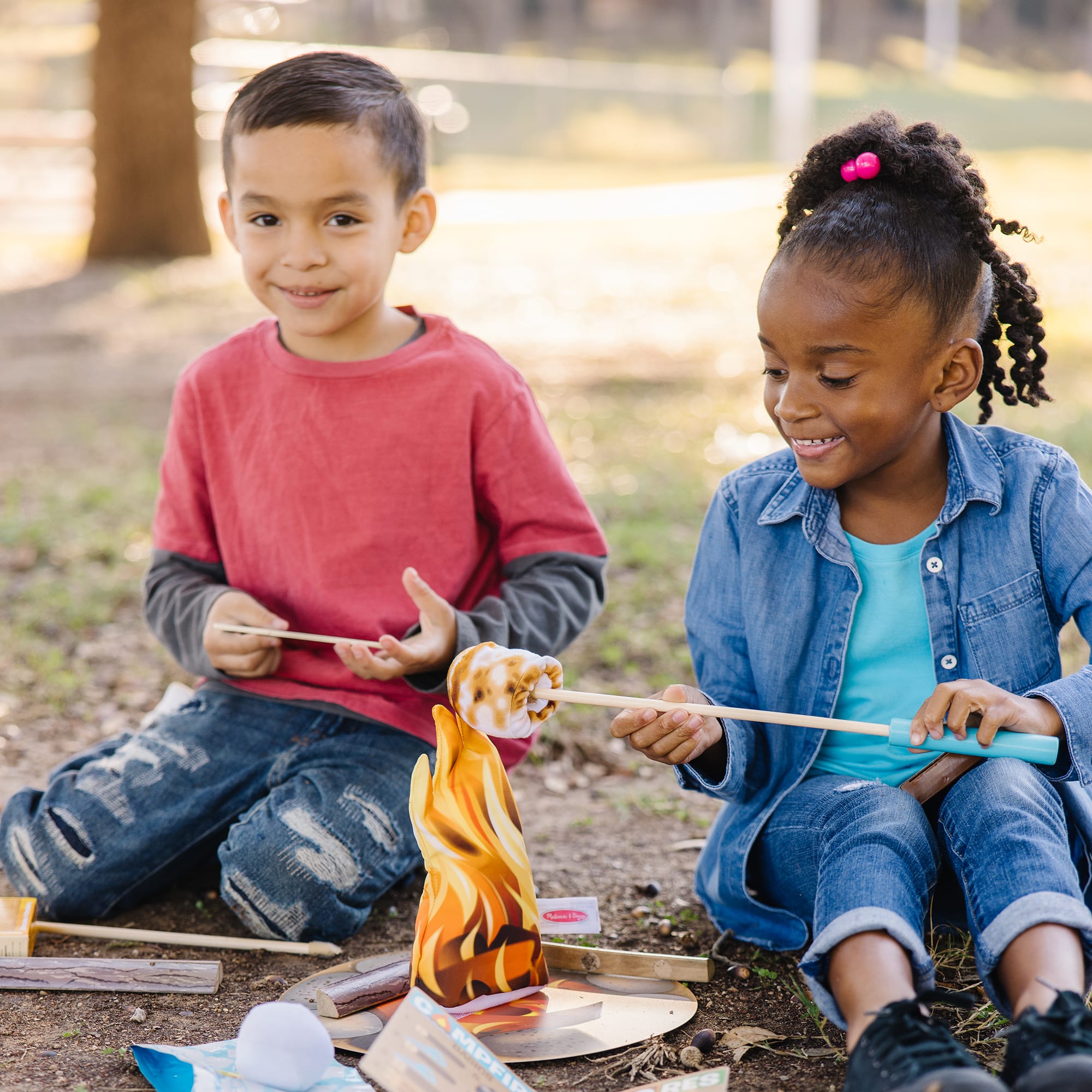 Melissa & Doug Let's Explore Campfire S'mores Play Set - 30822