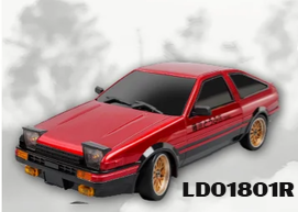 LD01801R 1/18 RC DRIFT CAR AE86 RED