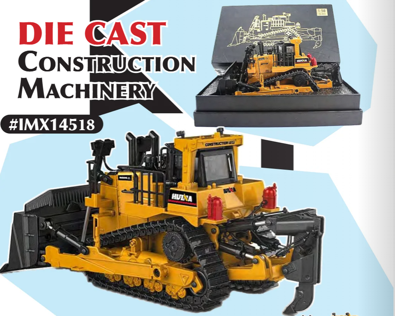 IMX14518 1/50 METAL DIECAST BULLDOZER
