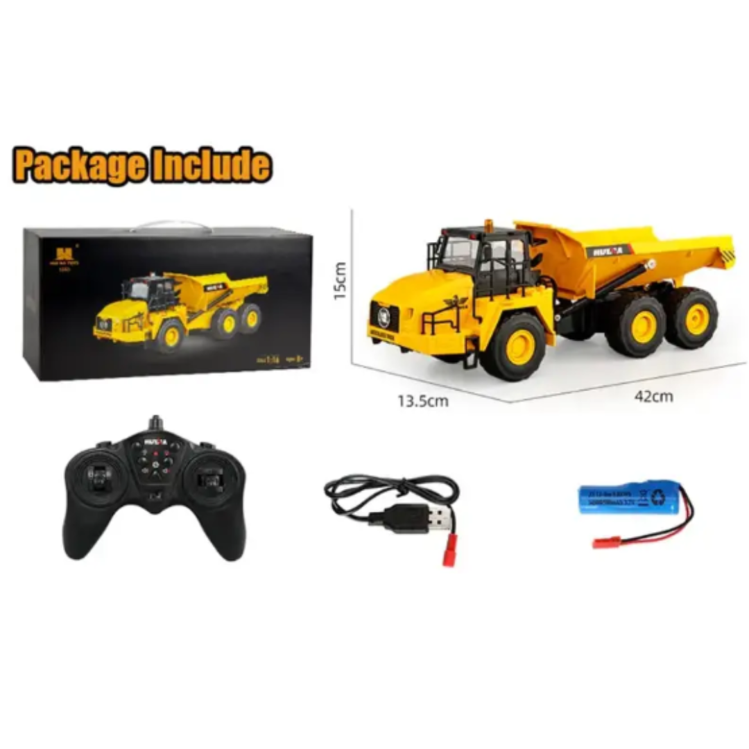 HUN11553 1/16 RC DUMP TRUCK METAL PARTS AND PLASTIC
