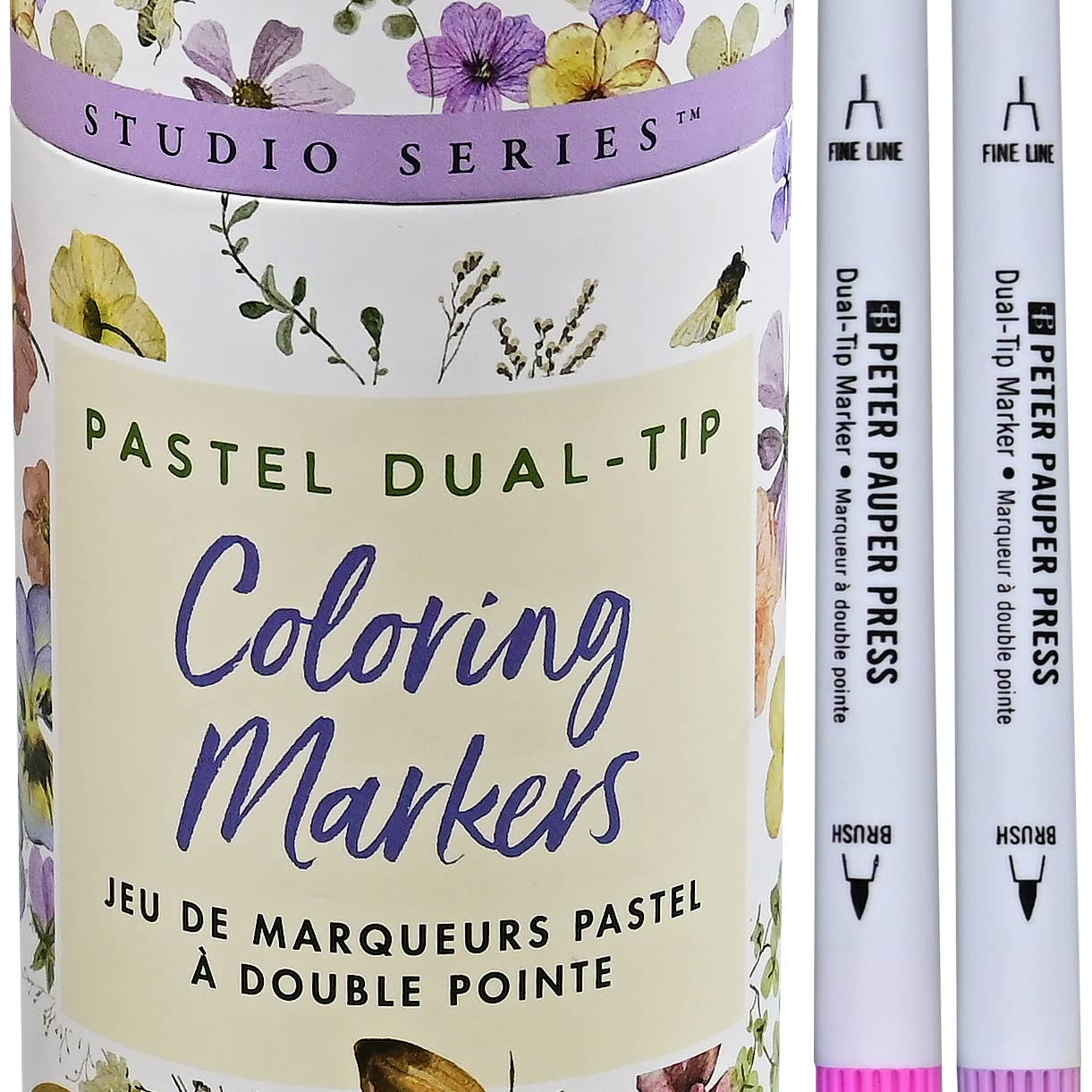 Studio Series Dual-Tip Pastel Markers (Set of 24)