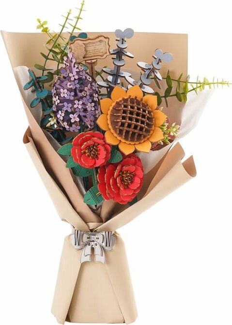 Wooden Flower Bouquet