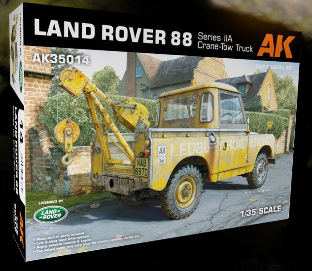 AKI-35014 1/35 Land Rover 88 Series IIA Crane-Tow Truck (Plastic Kit)