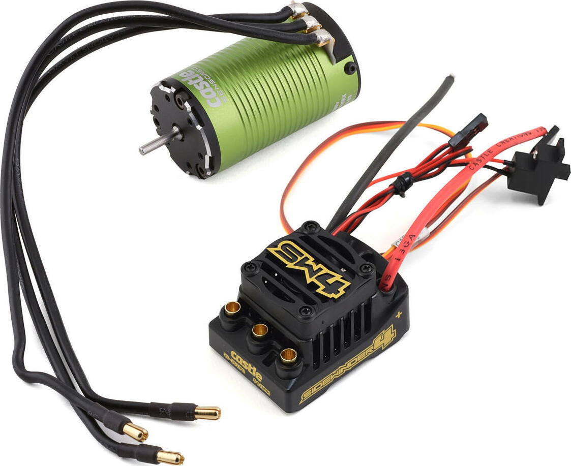 Castle Creations Sidewinder SW4 Waterproof 1/10 ESC/Motor Combo with 1412 (3200kV)