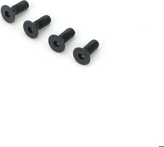 DuBro 3x8mm Flat Head Socket Screws (4)
