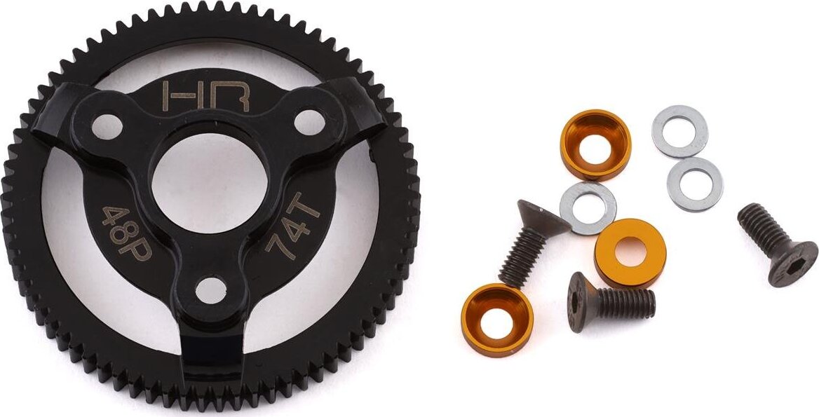 Hot Racing Traxxas 48P Hardened Steel Spur Gear (74T)