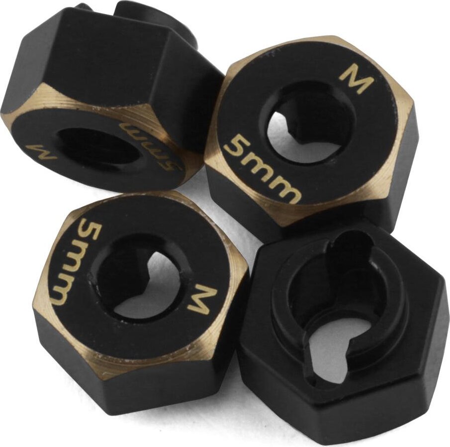Samix TRX-4M Brass Hex Adapter (5mm) (4) (1g)