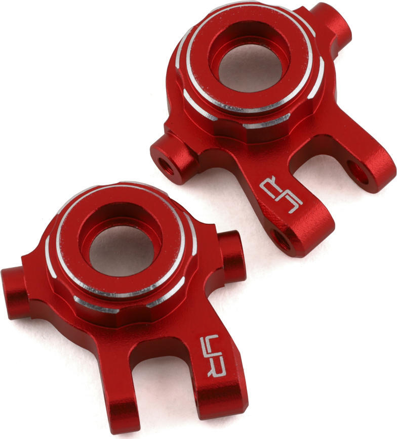 Yeah Racing Traxxas TRX-4M Aluminum Steering Knuckles (Red) (2)