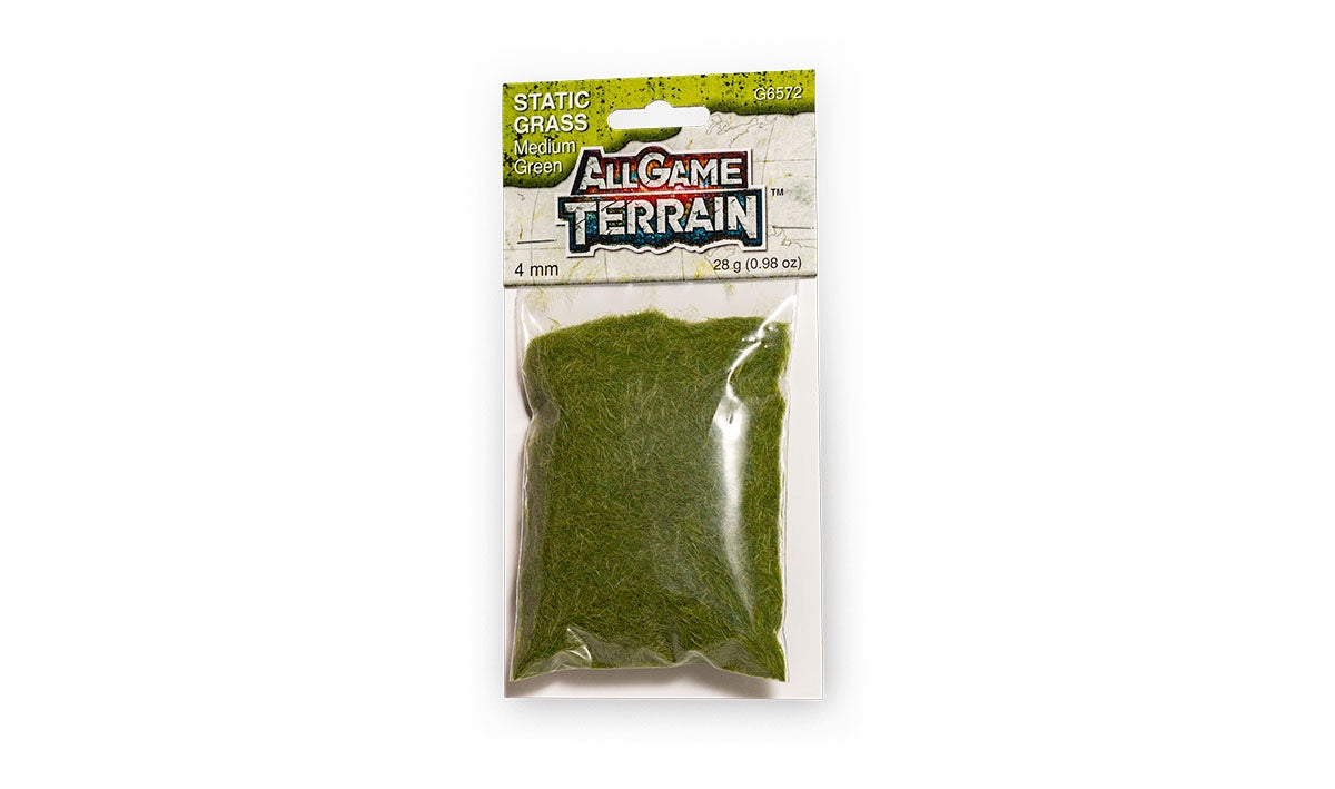 G6572 Static Grass - 4 mm Medium Green