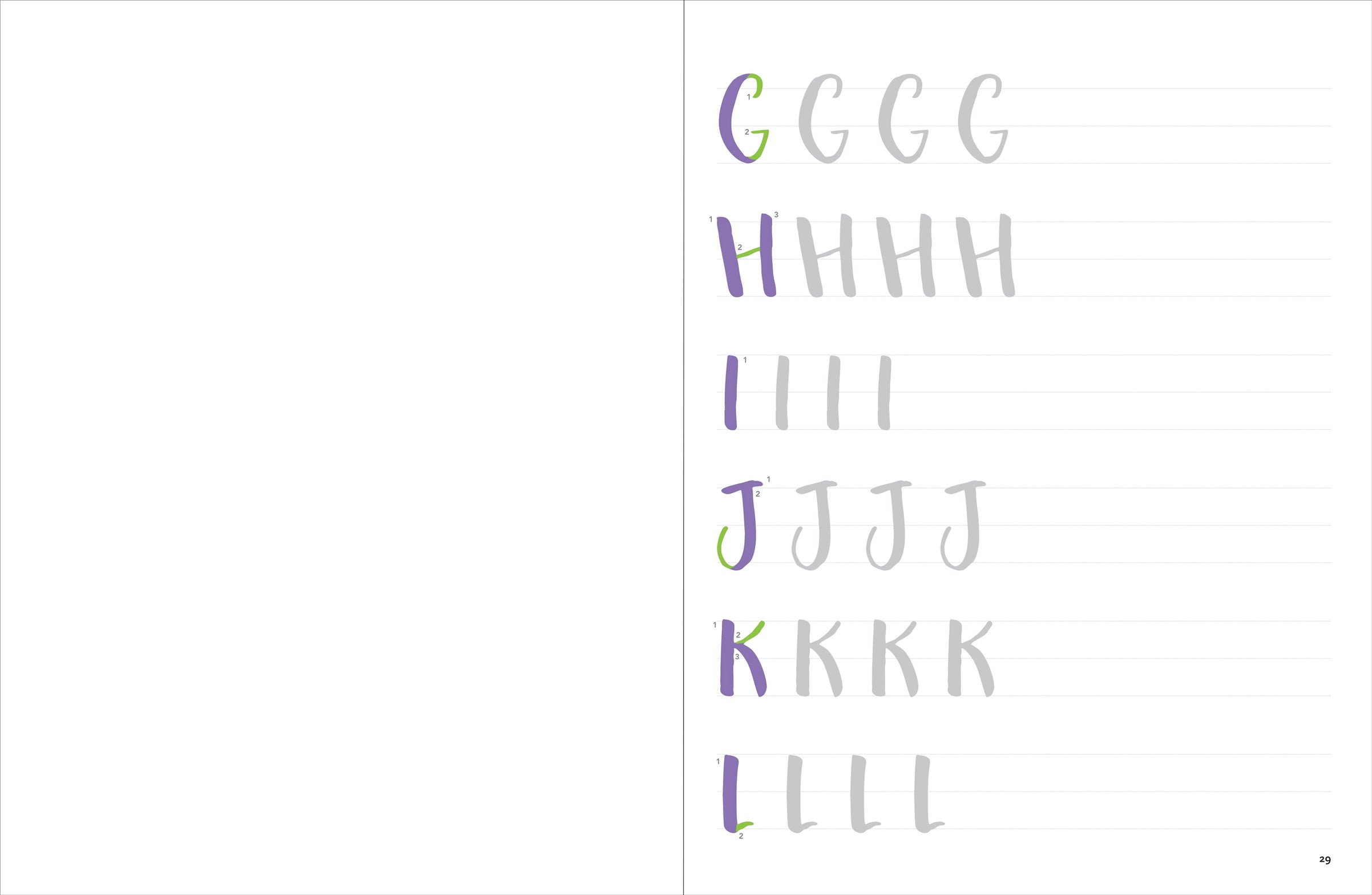 Brush Lettering Beginner Workbook