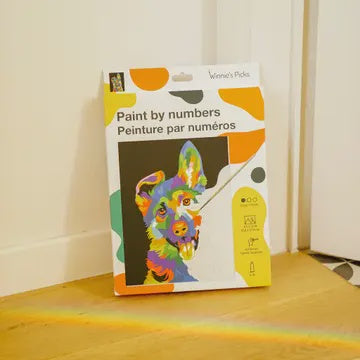 Dog Pop Art | Board Paint-By-Numbers Kit For Adults