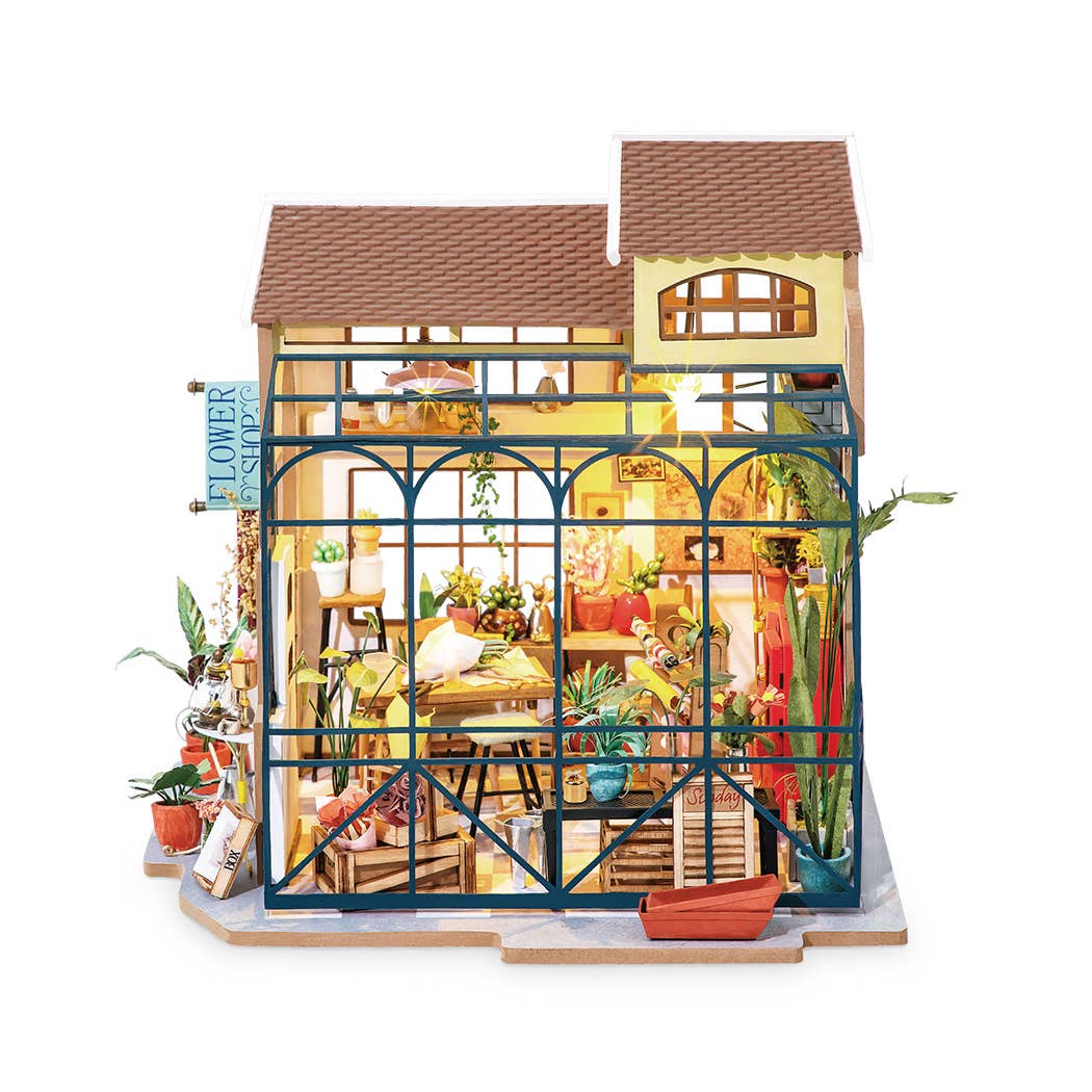 DG145 Rolife Emily’s Flower Shop Diy Flowerist House Puzzle