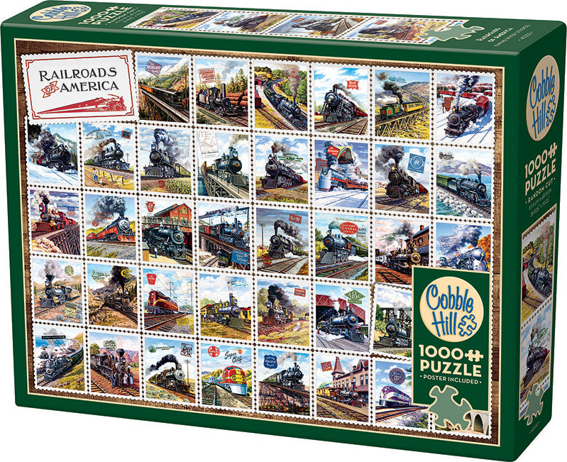 Railroads of America puzzle (1000 pc)