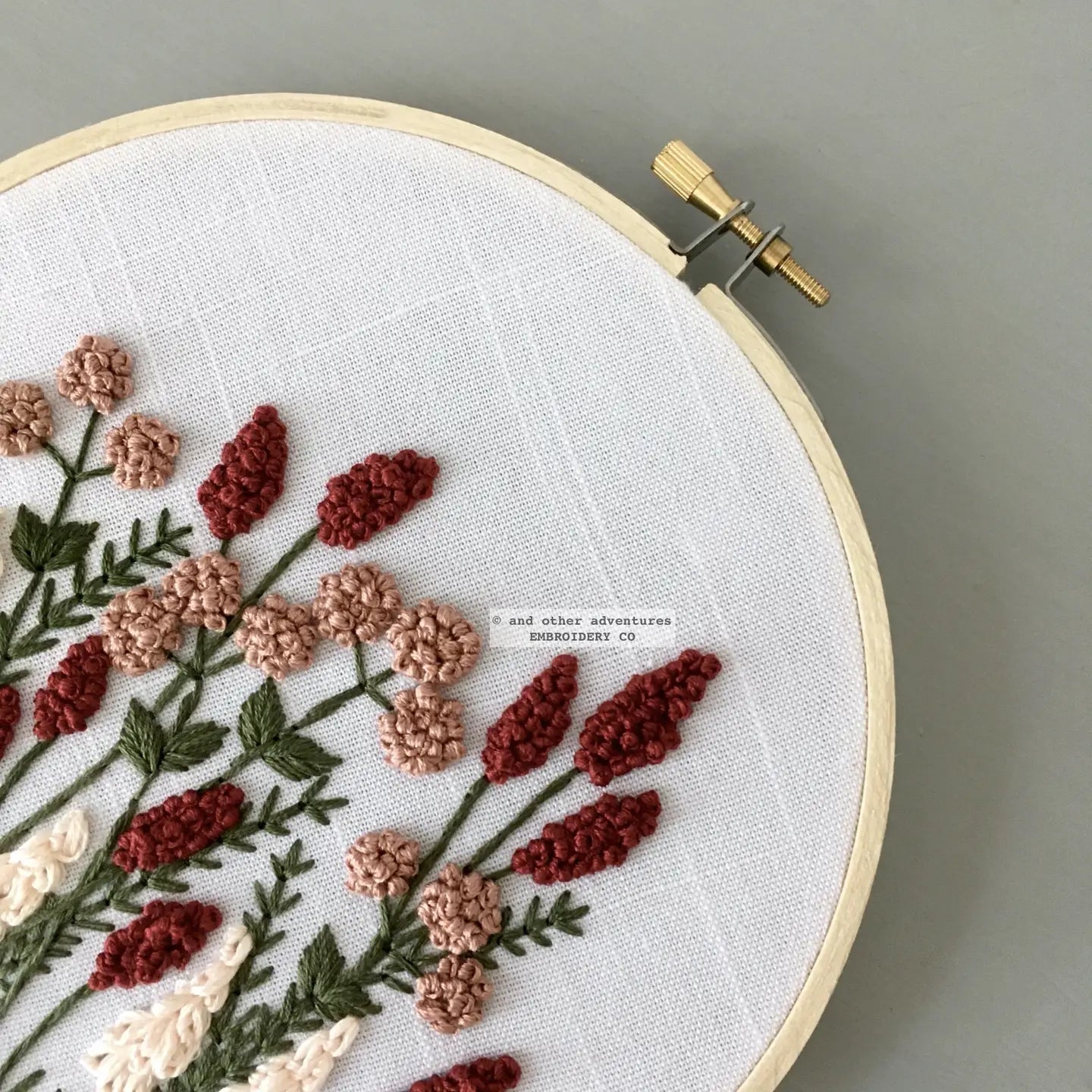 Embroidery Kit - Avonlea in Crimson