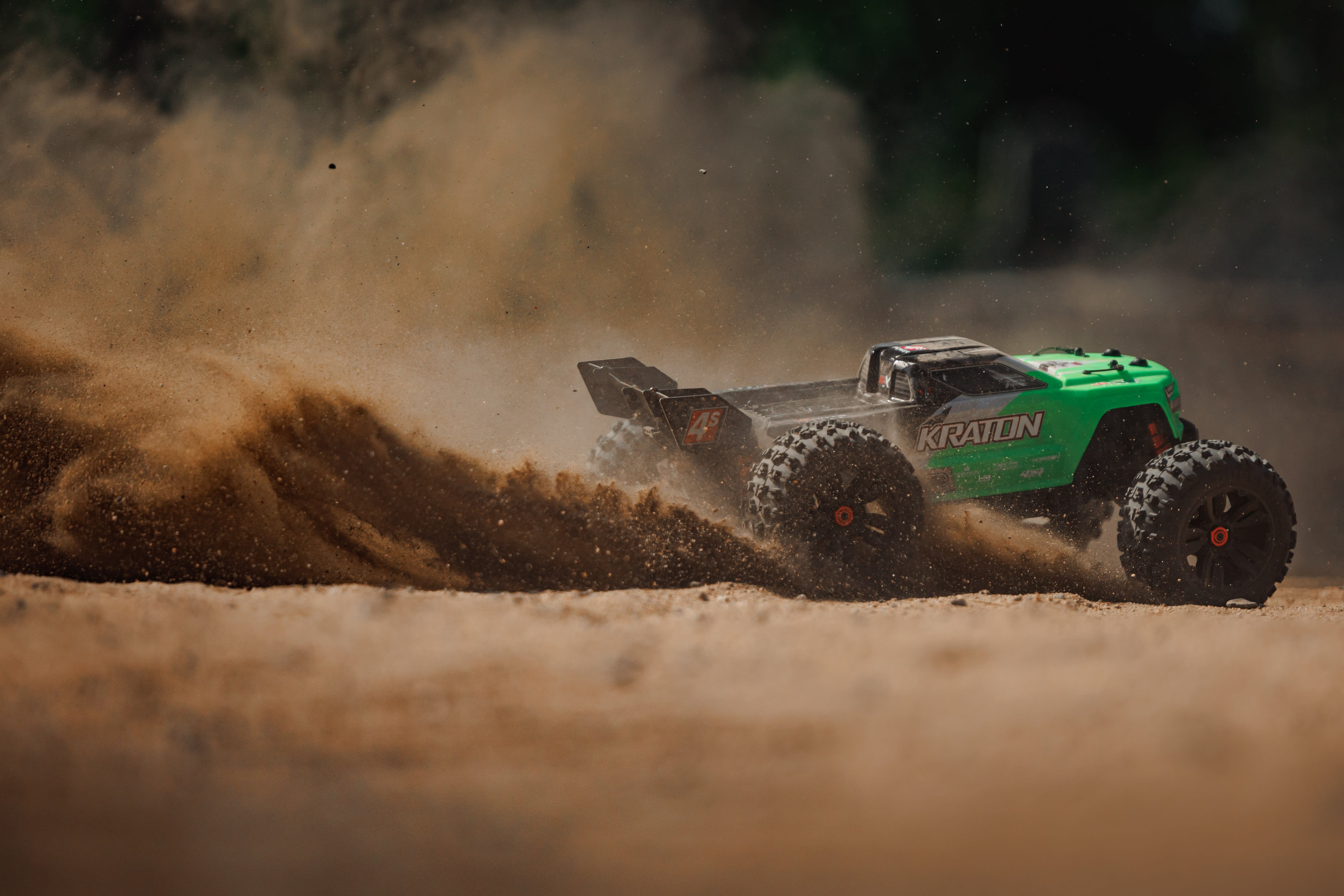 ARA4408V2T4 KRATON 4X4 4S BL 1/10TH 4WD SPEED MT (GREEN)